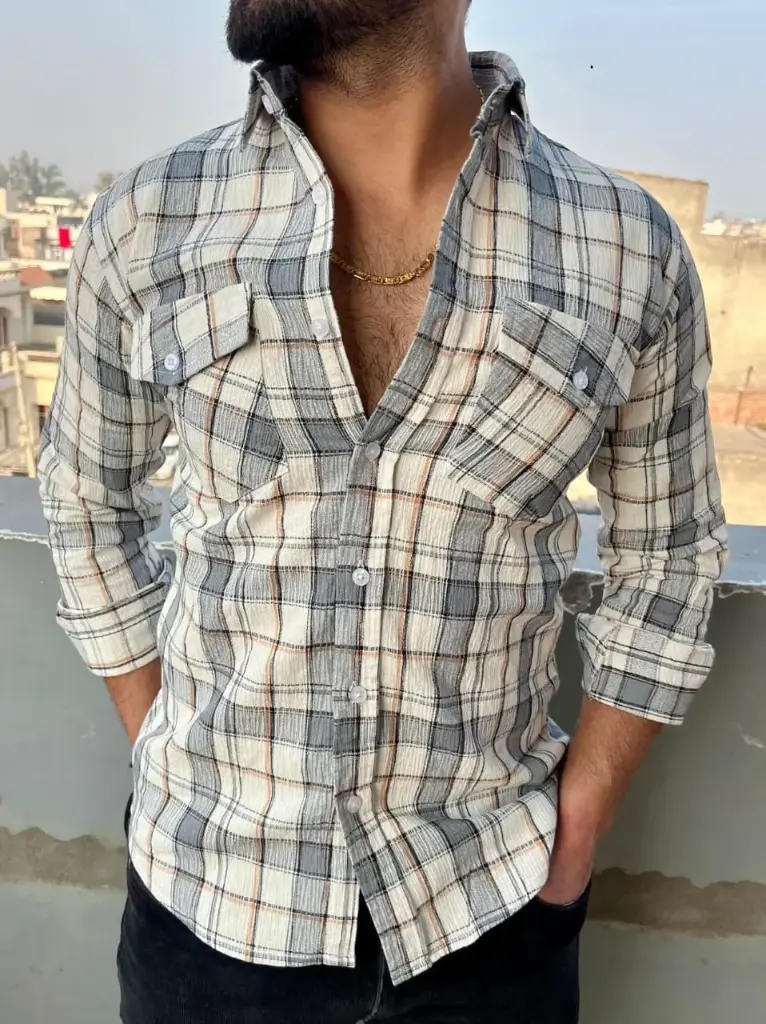 Shirt double pocket 
